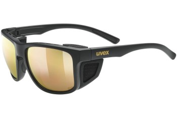 Napszemüvegek uvex sportstyle 312 Black Mat / Gold S3 Szogletes Fekete