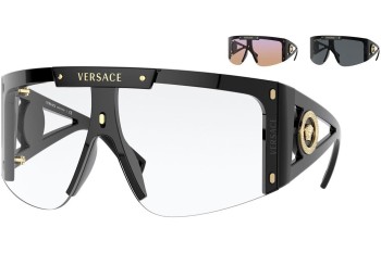 Napszemüvegek Versace Medusa Icon Shield VE4393 GB1/1W Single Lens | Shield Fekete