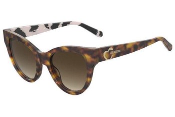 Napszemüvegek Love Moschino MOL053/S 1NR/HA Cat Eye Havana