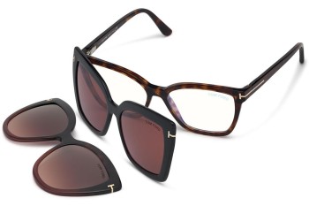 szemüvegeinket Tom Ford FT5641-B 054 Szogletes Havana