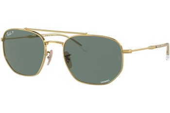 Napszemüvegek Ray-Ban RB3707 001/O9 Polarized Pilota Arany