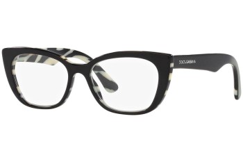 szemüvegeinket Dolce & Gabbana DX3357 3372 Cat Eye Fekete