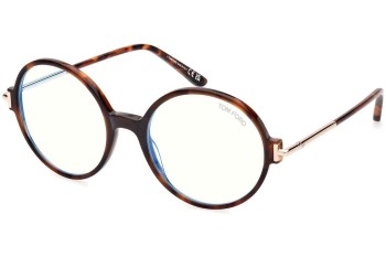 szemüvegeinket Tom Ford FT5914-B 052 Kerek Havana