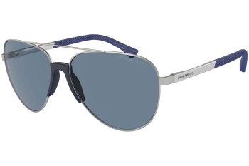 Napszemüvegek Emporio Armani EA2059 30452V Polarized Pilota Ezüst