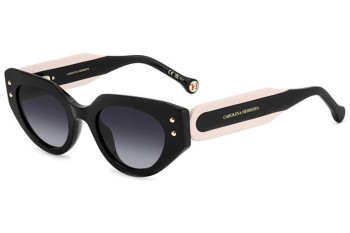 Napszemüvegek Carolina Herrera HER0221/G/S 3H2/9O Cat Eye Fekete