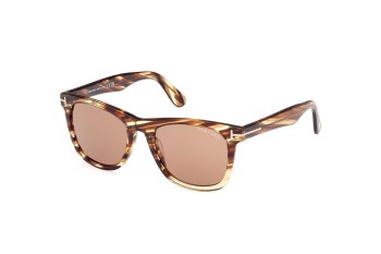 Napszemüvegek Tom Ford FT1099 55E Szogletes Havana