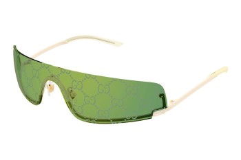 Napszemüvegek Gucci GG1561S 003 Single Lens | Shield Fehér