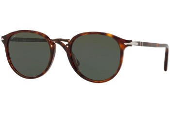 Napszemüvegek Persol Typewriter Edition PO3210S 24/31 Kerek Havana