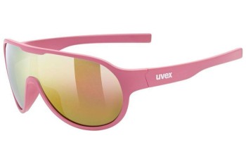 Napszemüvegek uvex sportstyle 512 Pink Mat S3 Single Lens | Shield Rózsaszín