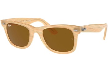 Napszemüvegek Ray-Ban Wayfarer Change Collection RB2140 140833 Szogletes Barna