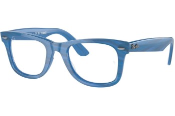 szemüvegeinket Ray-Ban Wayfarer Ease Change Collection RX4340V 8384 Szogletes Kék