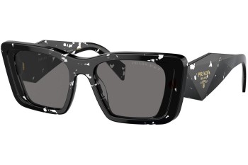 Napszemüvegek Prada PR08YS 15S5Z1 Polarized Cat Eye Fekete