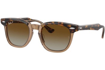 Napszemüvegek Ray-Ban Junior RJ9098S 7152T5 Polarized Szogletes Havana