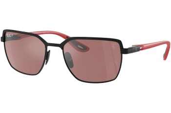 Napszemüvegek Ray-Ban RB3743M F102H2 Polarized Szogletes Fekete