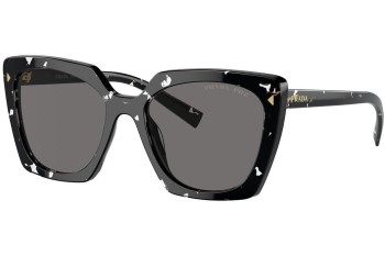 Napszemüvegek Prada PR23ZS 15S5Z1 Polarized Szogletes Fekete