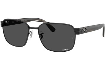 Napszemüvegek Ray-Ban RB3751CH 002/K8 Polarized Szogletes Fekete