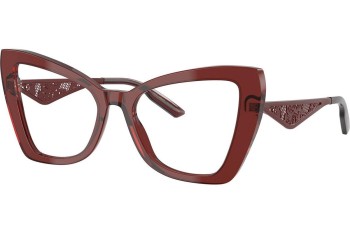 szemüvegeinket Dolce & Gabbana DG3409 3045 Cat Eye Vörös