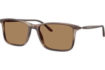 Napszemüvegek Giorgio Armani AR8218 6167M4 Szogletes Barna