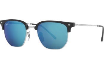 Napszemüvegek Ray-Ban New Clubmaster RB4416 66704L Polarized Browline Fekete