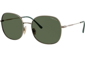 Napszemüvegek Vogue Eyewear VO4272S 51389A Polarized Kerek Barna