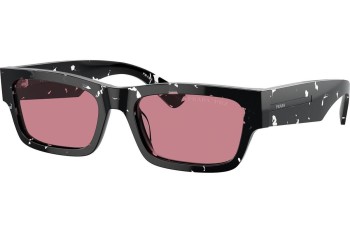 Napszemüvegek Prada PRA03S 15O70C Polarized Szogletes Fekete