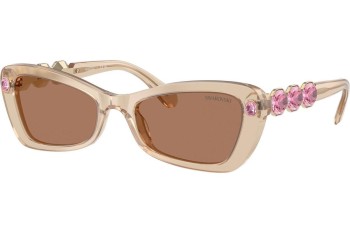 Napszemüvegek Swarovski SK6033 106673 Cat Eye Bézs