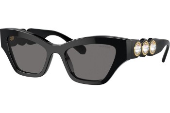 Napszemüvegek Swarovski SK6021 100181 Polarized Cat Eye Fekete