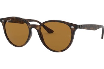 Napszemüvegek Ray-Ban RB4305F 710/83 Polarized Cat Eye Havana