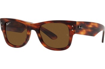 Napszemüvegek Ray-Ban RB0840SF 954/57 Polarized Szogletes Havana