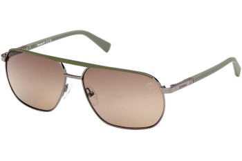 Napszemüvegek Timberland TB00027 06H Polarized Szogletes Ezüst