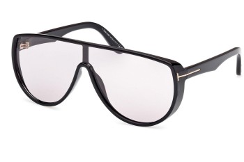 Napszemüvegek Tom Ford Achilles FT1182 01A Single Lens | Shield Fekete