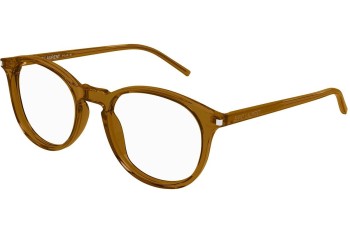 szemüvegeinket Saint Laurent SL106 020 Kerek Barna