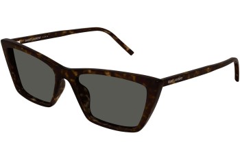 Napszemüvegek Saint Laurent SL737MICATHIN 002 Cat Eye Havana