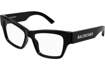 szemüvegeinket Balenciaga BB0378O 001 Szogletes Fekete