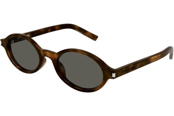 Napszemüvegek Saint Laurent SL751JEANNE 003 Ovális Havana