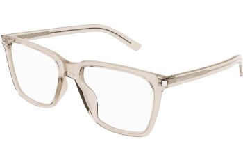 szemüvegeinket Saint Laurent SL717SLIM 004 Szogletes Bézs