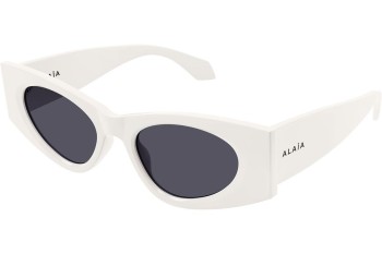 Napszemüvegek Azzedine Alaia AA0075S 002 Cat Eye Fehér