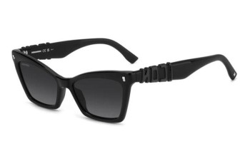 Napszemüvegek Dsquared2 ICON0026/S 807/9O Cat Eye Fekete