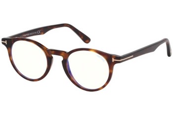 szemüvegeinket Tom Ford FT5557-B 052 Kerek Havana