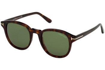 Napszemüvegek Tom Ford FT0752 52N Kerek Havana