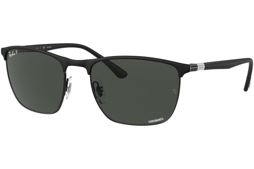 Napszemüvegek Ray-Ban Chromance Collection RB3686 186/K8 Polarized Szogletes Fekete