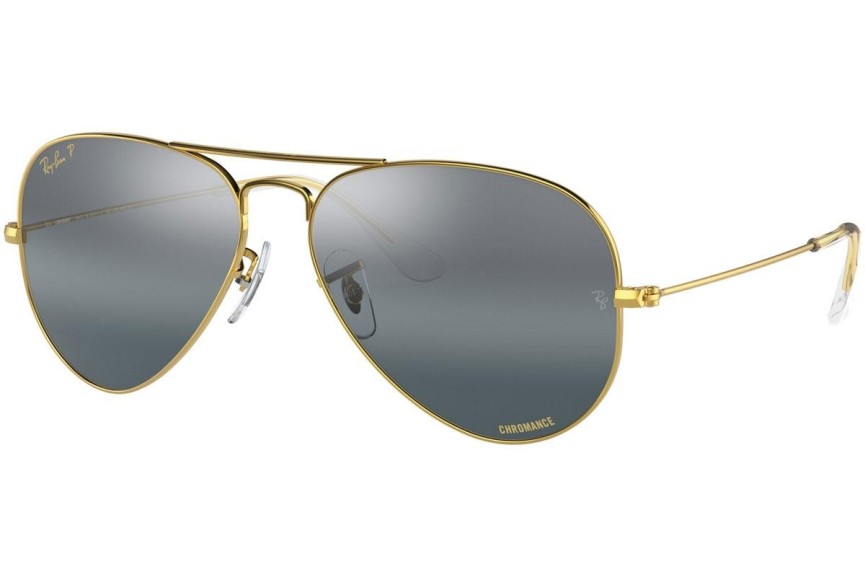 Napszemüvegek Ray-Ban Aviator Chromance Collection RB3025 9196G6 Polarized Pilota Arany