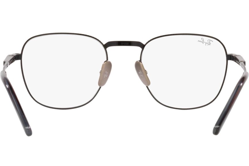 szemüvegeinket Ray-Ban Frank Titanium Titanium Collection RX8258V 1237 Szogletes Fekete