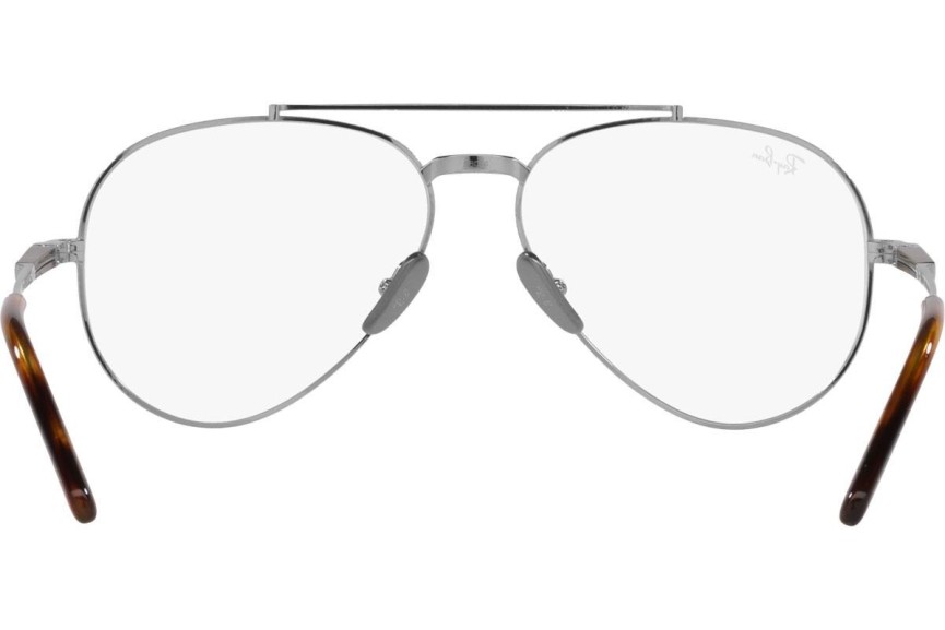 szemüvegeinket Ray-Ban Aviator Titanium Titanium Collection RX8225V 1224 Pilota Ezüst