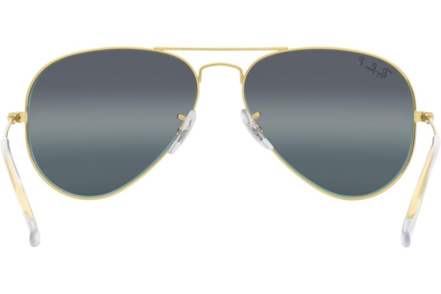 Napszemüvegek Ray-Ban Aviator Chromance Collection RB3025 9196G6 Polarized Pilota Arany