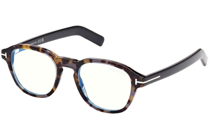 szemüvegeinket Tom Ford FT5821-B 056 Kerek Havana