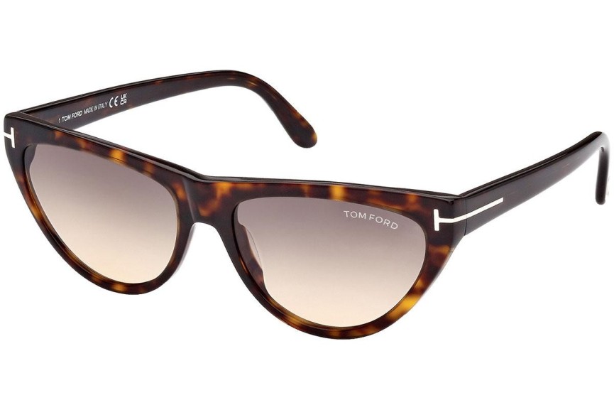 Napszemüvegek Tom Ford FT0990 52B Cat Eye Havana