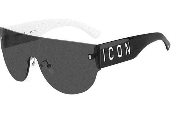 Napszemüvegek Dsquared2 ICON0002/S 80S/IR Single Lens | Shield Fekete