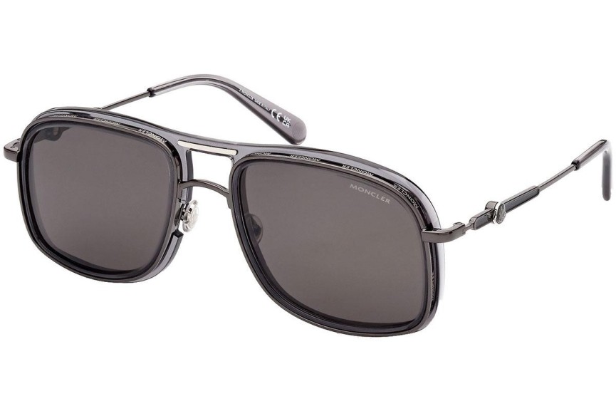 Napszemüvegek Moncler ML0223 01D Polarized Pilota Fekete