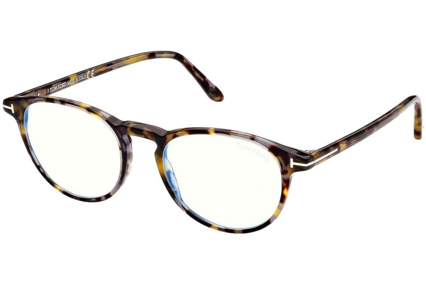 szemüvegeinket Tom Ford FT5803-B 055 Kerek Havana